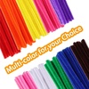 image:imageCaydo 100 Pieces Moss Green Pipe Cleaners Craft Flexible Chenille Stems Bulk for Kids DIY Arts Crafts Project and Home Decoration 6 mm x 12 InchMulticolor