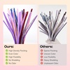 image:imageCaydo 100 Pieces Moss Green Pipe Cleaners Craft Flexible Chenille Stems Bulk for Kids DIY Arts Crafts Project and Home Decoration 6 mm x 12 InchPink