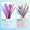 image:imageCaydo 100 Pieces Moss Green Pipe Cleaners Craft Flexible Chenille Stems Bulk for Kids DIY Arts Crafts Project and Home Decoration 6 mm x 12 InchRoyal Blue
