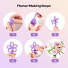 image:imageCaydo 100 Pieces Moss Green Pipe Cleaners Craft Flexible Chenille Stems Bulk for Kids DIY Arts Crafts Project and Home Decoration 6 mm x 12 InchTaro Purple