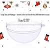 image:imageCaydo 15 Set 276 Inch DIY ABS Plastic Bath Bomb Molds for Wedding Decorations Valentines Day Decorative Hanging Ornaments