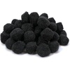 image:imageCaydo 15 inch Black Pom Poms 50Pcs Large Craft Pompoms Fuzzy Balls for Creative DIY Arts and Crafts Projects and Decorations