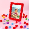 image:imageCaydo 150 Pieces Christmas Red Pom Poms 1inch Fuzzy Craft Pompom Balls for Kids DIY Creative Crafts Projects and Christmas Decorations