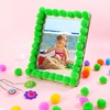 image:imageCaydo 150 Pieces Green Pom Poms 1 inch Craft Pompom Balls for Kids Art and Craft Projects Creative Decorations