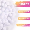 image:imageCaydo 150 Pieces White Pom Poms 1 Inch Fuzzy Craft Pompom Balls for Home Party Holiday Decor and Arts Crafts Projects Making