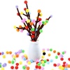 image:imageCaydo 1cm Green Pom Poms 500 Pieces Craft Pom Poms Balls for Kids Creative Arts and Crafts Project and Home Decorations20 Colors