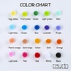 image:imageCaydo 1cm Green Pom Poms 500 Pieces Craft Pom Poms Balls for Kids Creative Arts and Crafts Project and Home Decorations20 Colors