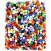 image:imageCaydo 1cm Green Pom Poms 500 Pieces Craft Pom Poms Balls for Kids Creative Arts and Crafts Project and Home Decorations20 Colors