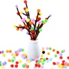 image:imageCaydo 1cm Green Pom Poms 500 Pieces Craft Pom Poms Balls for Kids Creative Arts and Crafts Project and Home Decorations20 Colors
