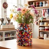 image:imageCaydo 1cm Green Pom Poms 500 Pieces Craft Pom Poms Balls for Kids Creative Arts and Crafts Project and Home Decorations20 Colors