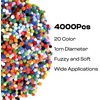image:imageCaydo 1cm Green Pom Poms 500 Pieces Craft Pom Poms Balls for Kids Creative Arts and Crafts Project and Home Decorations20 Colors