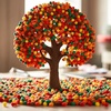 image:imageCaydo 1cm Green Pom Poms 500 Pieces Craft Pom Poms Balls for Kids Creative Arts and Crafts Project and Home DecorationsFall Color