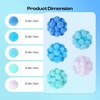 image:imageCaydo 1cm Green Pom Poms 500 Pieces Craft Pom Poms Balls for Kids Creative Arts and Crafts Project and Home DecorationsGradient Blue