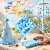 image:imageCaydo 1cm Green Pom Poms 500 Pieces Craft Pom Poms Balls for Kids Creative Arts and Crafts Project and Home DecorationsGradient Blue