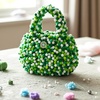 image:imageCaydo 1cm Green Pom Poms 500 Pieces Craft Pom Poms Balls for Kids Creative Arts and Crafts Project and Home DecorationsGradient Green