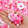 image:imageCaydo 1cm Green Pom Poms 500 Pieces Craft Pom Poms Balls for Kids Creative Arts and Crafts Project and Home DecorationsGradient Pink