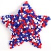 image:imageCaydo 1cm Green Pom Poms 500 Pieces Craft Pom Poms Balls for Kids Creative Arts and Crafts Project and Home DecorationsRed White Blue