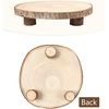 image:imageCaydo 2 Pieces 1012 Inch Large Wood Slices with Table Holders as Wood Cake Stands Serving Trays for Table Centerpiece Wedding Party Baby Showers Housewarming