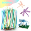 image:imageCaydo 200 Pieces Macaroon Color Pipe Cleaners Craft Chenille Stems for DIY Art Creative Crafts Party and Home Decorations 12 Inch x 6 mm