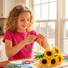 image:imageCaydo 200 Pieces Orange Pipe Cleaners for Flowers Making Craft Chenille Stems for Kids Creative DIY Art Crafts and Home Decorations 12 Inch x 6 mmBlonde