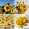 image:imageCaydo 200 Pieces Orange Pipe Cleaners for Flowers Making Craft Chenille Stems for Kids Creative DIY Art Crafts and Home Decorations 12 Inch x 6 mmBlonde