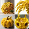 image:imageCaydo 200 Pieces Orange Pipe Cleaners for Flowers Making Craft Chenille Stems for Kids Creative DIY Art Crafts and Home Decorations 12 Inch x 6 mmBlonde