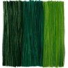 image:imageCaydo 200 Pieces Orange Pipe Cleaners for Flowers Making Craft Chenille Stems for Kids Creative DIY Art Crafts and Home Decorations 12 Inch x 6 mmGradient Green