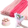 image:imageCaydo 200 Pieces Orange Pipe Cleaners for Flowers Making Craft Chenille Stems for Kids Creative DIY Art Crafts and Home Decorations 12 Inch x 6 mmGradient Pink