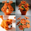 image:imageCaydo 200 Pieces Orange Pipe Cleaners for Flowers Making Craft Chenille Stems for Kids Creative DIY Art Crafts and Home Decorations 12 Inch x 6 mmOrange