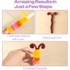 image:imageCaydo 200 Pieces Orange Pipe Cleaners for Flowers Making Craft Chenille Stems for Kids Creative DIY Art Crafts and Home Decorations 12 Inch x 6 mmPastel