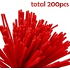 image:imageCaydo 200 Pieces Orange Pipe Cleaners for Flowers Making Craft Chenille Stems for Kids Creative DIY Art Crafts and Home Decorations 12 Inch x 6 mmRed