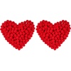 image:imageCaydo 200 Pieces Red Pom Poms 1 Inch Fluffy Craft Pompom Balls for Home Party Mothers Day Decor and Arts Crafts Projects MakingRed