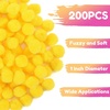 image:imageCaydo 200 Pieces Red Pom Poms 1 Inch Fluffy Craft Pompom Balls for Home Party Mothers Day Decor and Arts Crafts Projects MakingYellow
