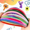 image:imageCaydo 200 Pieces Thick Pipe Cleaners Craft Supplies 20 Colors Chenille Stems for Kids Craft Projects and Valentines Day Decoration 9 mm x 12 Inch