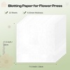image:imageCaydo 20pcs Large 15 x 10 Inch Blotting Paper for Flower Press Highly Absorbent and Reusable Blotter Papers for Pressing Flower amp Herbarium Herbs Simply Cutting Blotter Sheets for Craft Supplies9 x 9