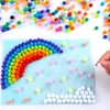 image:imageCaydo 2400 Pieces 1cm Pom Poms Multicolor Small Pompom Balls with 100 Pieces Wiggly Eyes for Kids Arts Crafts Projects and Home Decorations1cm Pack of 2