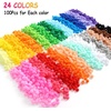 image:imageCaydo 2400 Pieces 1cm Pom Poms Multicolor Small Pompom Balls with 100 Pieces Wiggly Eyes for Kids Arts Crafts Projects and Home Decorations1cm Pack of 2