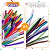 image:imageCaydo 3000 Pieces 40 Colors Pipe Cleaners Craft Supplies with 100 Pieces Wiggle Eyes Soft Chenille Stems for Kids DIY Creative Crafts Decoration 6 mm x 12 Inch