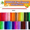 image:imageCaydo 3000 Pieces 40 Colors Pipe Cleaners Craft Supplies with 100 Pieces Wiggle Eyes Soft Chenille Stems for Kids DIY Creative Crafts Decoration 6 mm x 12 Inch