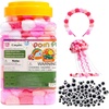 image:imageCaydo 300PCS Black Pom Poms with 100PCS Wiggle Eyes 1 Inch Pom Pom Balls for Kids Art and Craft Projects Making and Classroom Craft ActivitiesGradient Pink