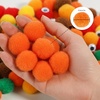 image:imageCaydo 300PCS Black Pom Poms with 100PCS Wiggle Eyes 1 Inch Pom Pom Balls for Kids Art and Craft Projects Making and Classroom Craft ActivitiesGradient Orange