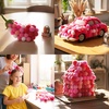 image:imageCaydo 300PCS Black Pom Poms with 100PCS Wiggle Eyes 1 Inch Pom Pom Balls for Kids Art and Craft Projects Making and Classroom Craft ActivitiesGradient Pink