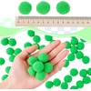 image:imageCaydo 300PCS Black Pom Poms with 100PCS Wiggle Eyes 1 Inch Pom Pom Balls for Kids Art and Craft Projects Making and Classroom Craft ActivitiesGreen