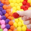 image:imageCaydo 300PCS Black Pom Poms with 100PCS Wiggle Eyes 1 Inch Pom Pom Balls for Kids Art and Craft Projects Making and Classroom Craft ActivitiesMulticolor