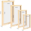 image:imageCaydo 4 Pieces 4 Size Screen Printing Frame with 110 Mesh for Screen Printing Beginners and Kids 9 x 51 Inch 106 x 67 Inch 122 x 82 Inch 14 x 10 Inch