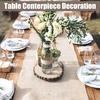 image:imageCaydo 4 Pieces 78 Inch Wood Slices for Centerpieces Natural Round Wood with Bark for Table Centerpiece Decoration Parties Wedding Housewarming