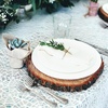 image:imageCaydo 4 Pieces 910 Inch Wood Slices Wood Slices for Centerpieces Unfinished Wood Rounds for Wedding Decoration Painting Projects Baby Showers