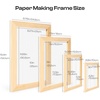 image:imageCaydo 4 Pieces Paper Making Frame Kit 98 x 1375 x 985 x 7 45 x 57 amp Wooden Flower Press Kit 11x11 10 Layers for Adults