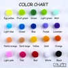 image:imageCaydo 400 Pieces 1 Inch Pom Poms for Crafts 20 Colors Bulk Pompom Balls for Home Decorations and Kids Creative Craft DIY Material1inch