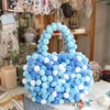 image:imageCaydo 400 pcs  300 Pieces Green Pom Poms for Crafts with 100 Wiggle Eyes 1 Inch Craft Pompom Balls for Kids Creative DIY Crafts and Easter DecorationsGradient Blue